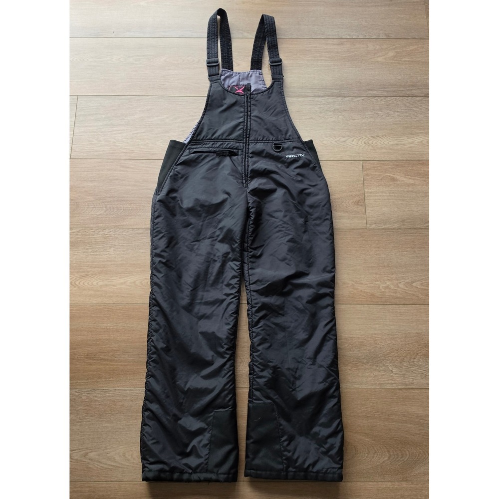 Arctix Womens Insulated Bib Snow Pants Black Overalls Medium